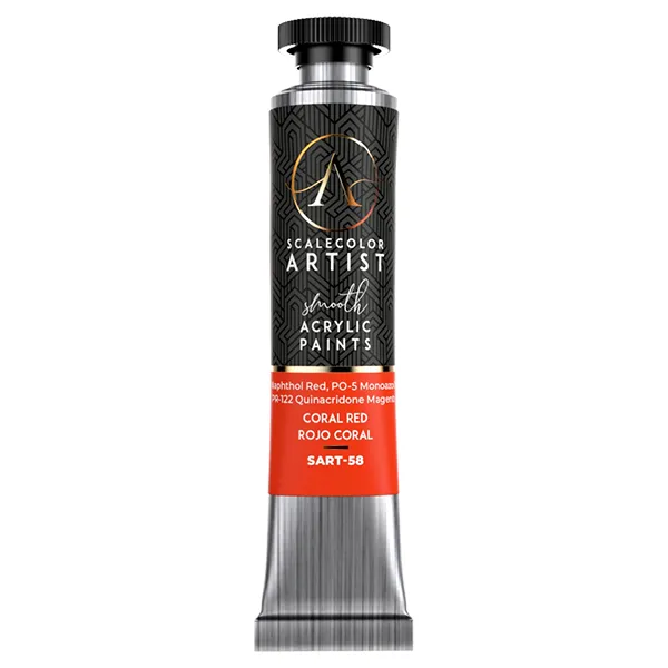 Scale75 Artist Coral Red barva 20 ml červená