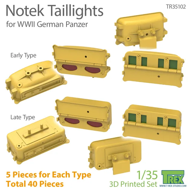 T-Rex Studio TR35102 Notek světla 1/35 německé tanky