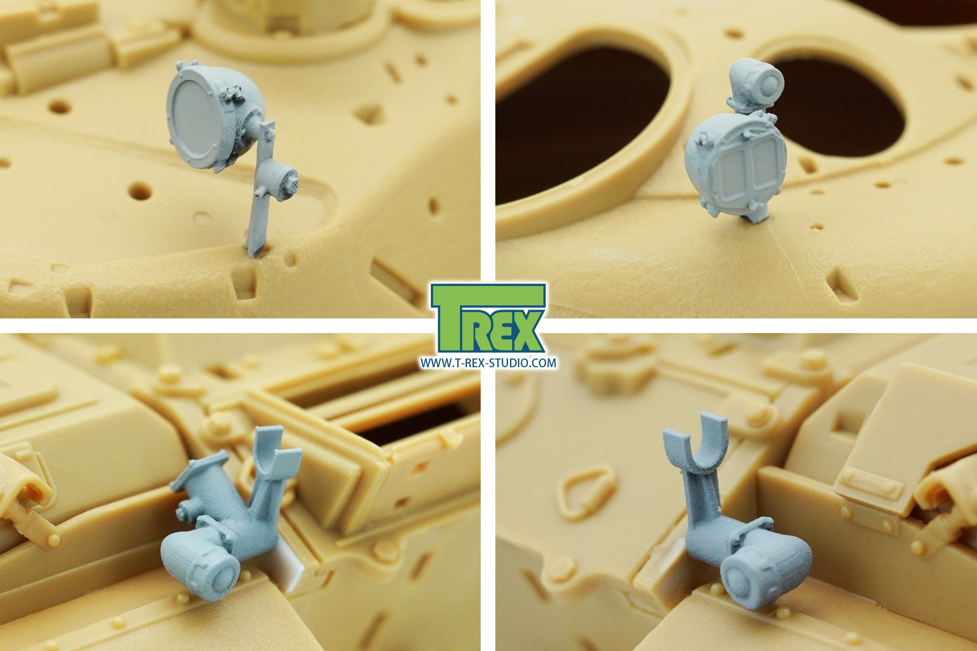 T-Rex Studio T-72B Lights Set doplňková sada 1/35 čiré díly