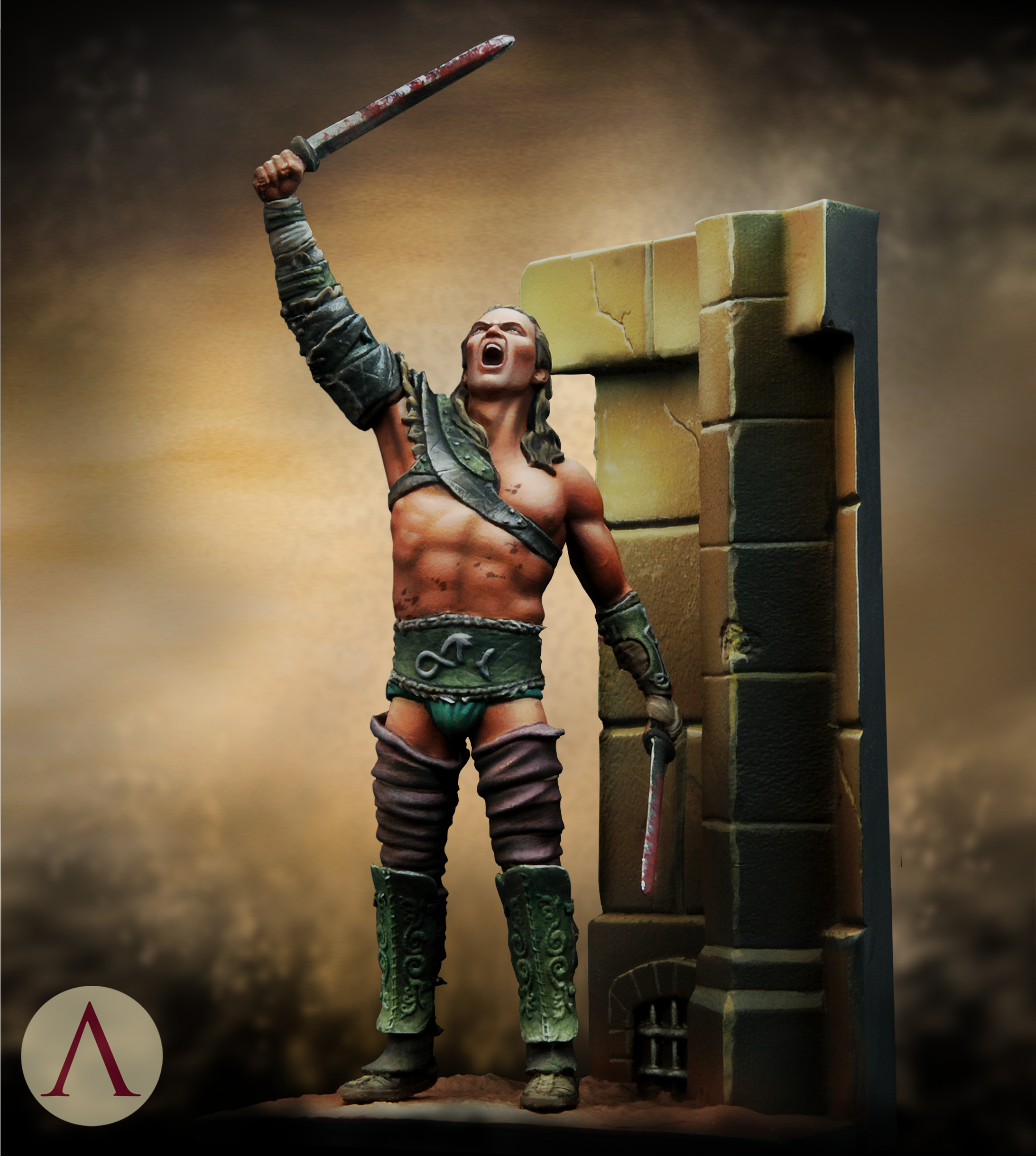 Scale75 Gannicus figurka gladiátor
