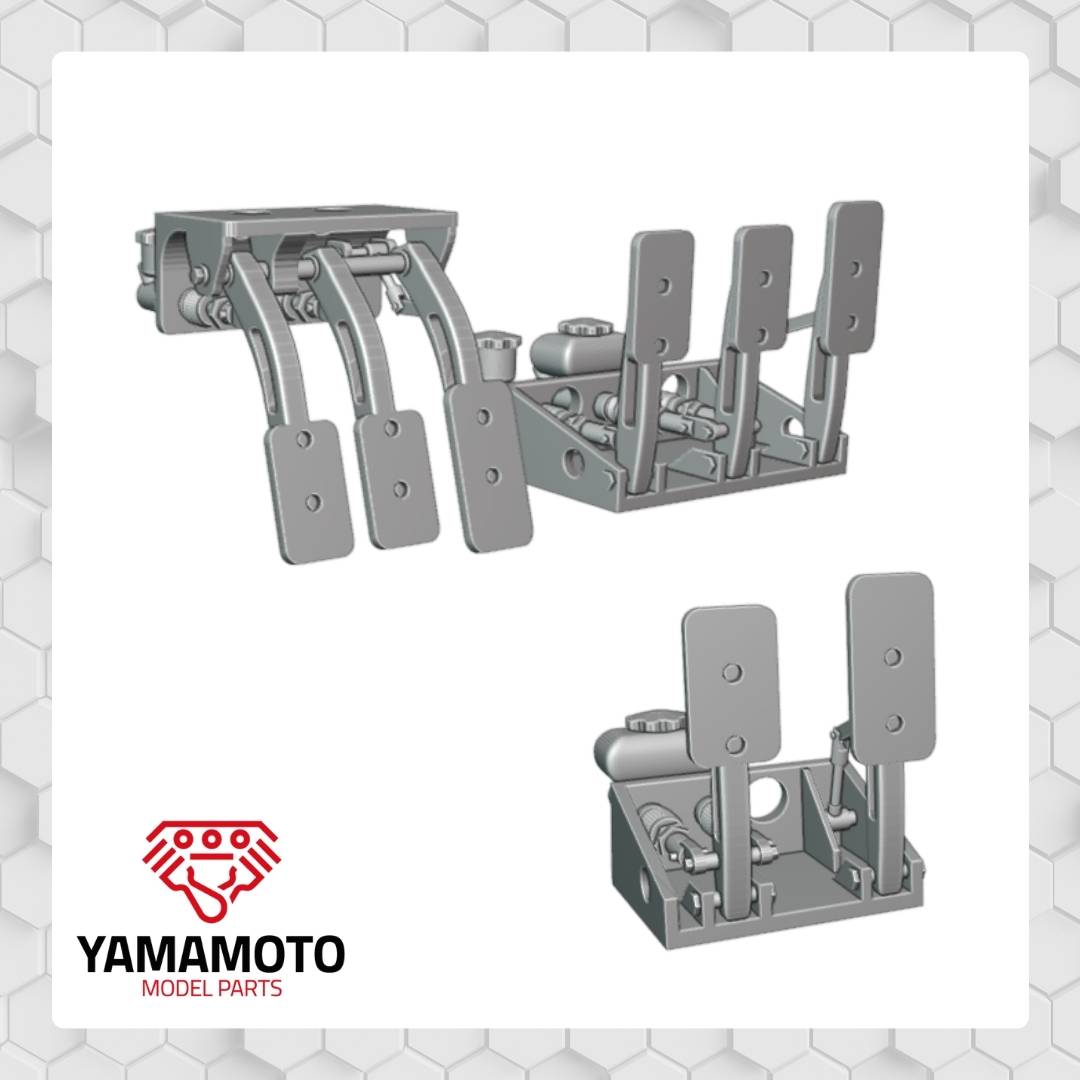 Yamamoto Racing Pedal Box Set pedály do kokpitu resin