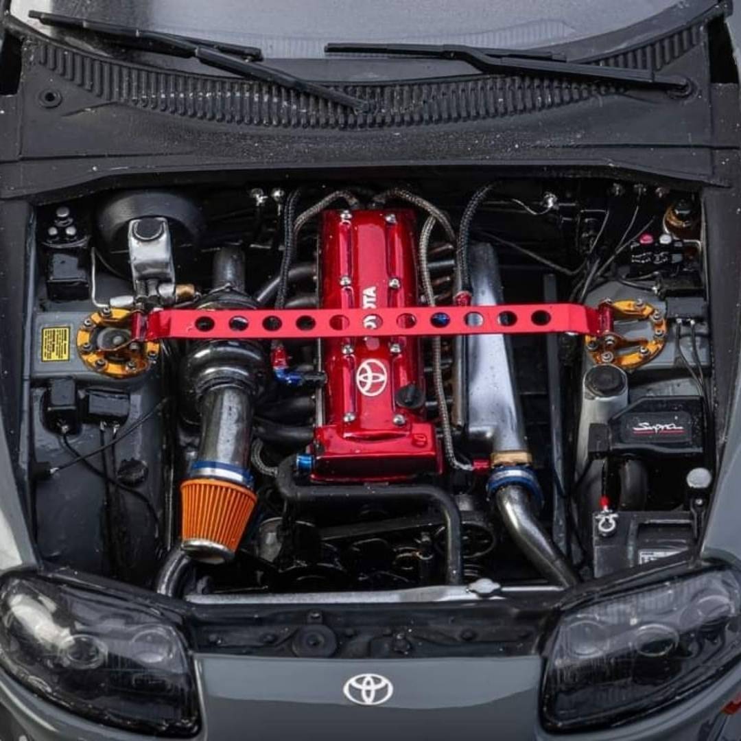 Yamamoto 2JZ Single Turbo Kit sada pro Tamiya 24123