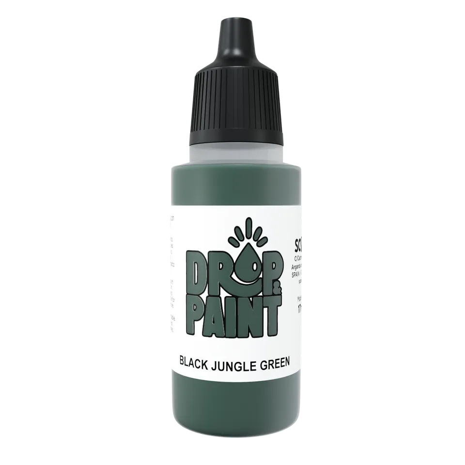 Scale75 Black Jungle Green akrylová barva tmavá zelená