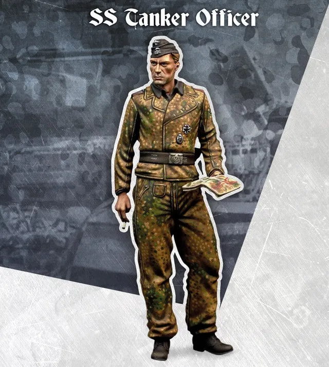 Scale75 Warfront SS Tanker Officer 1/35 figurka resin