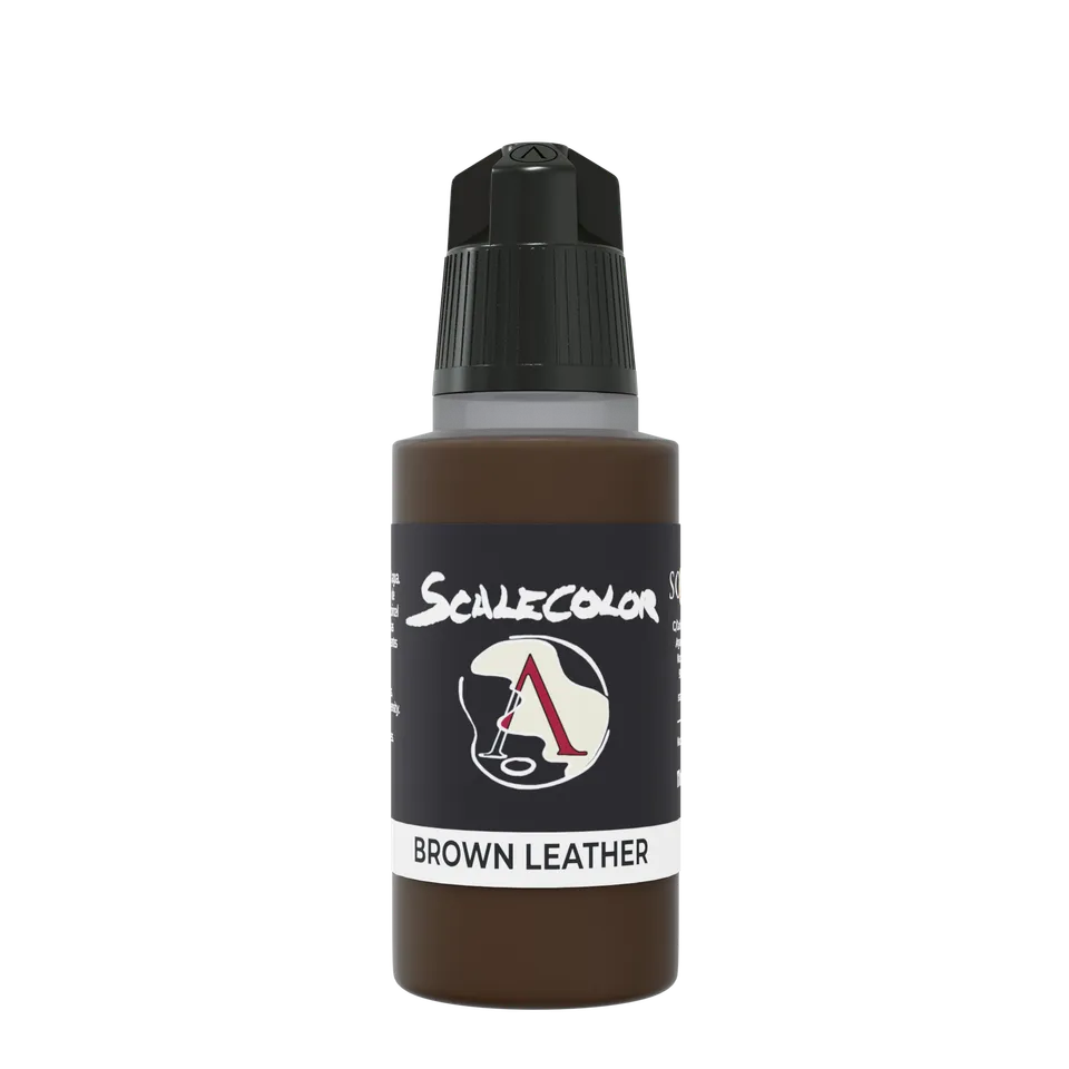 Scale75 Brown Leather akrylova barva 17 ml hneda