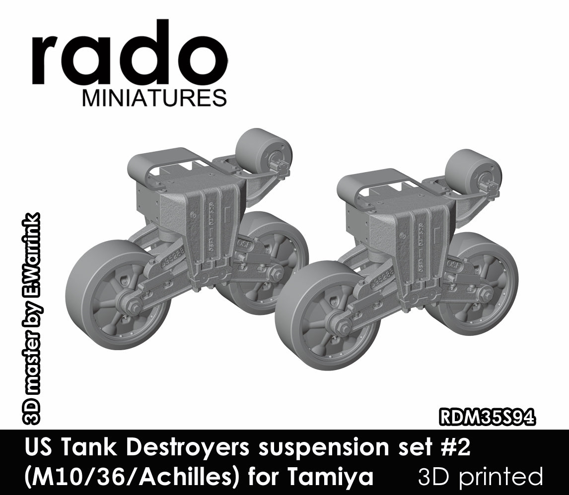 Rado Miniatures 35S94 3D podvozky 1/35 M10 M36 Achilles
