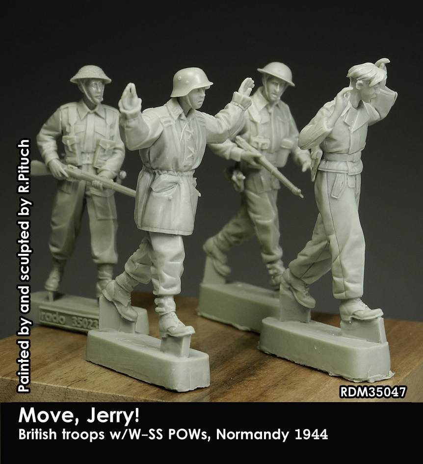 Rado Miniatures RDM35047 figurky vojáci 1/35 resin 4ks