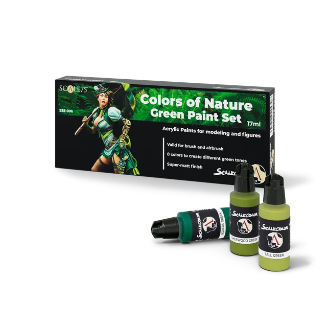 Scale75 Scalecolor Colors of Nature Green sada barev zelená