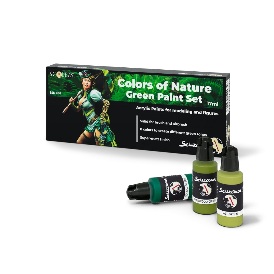 Scale75 Scalecolor Colors of Nature Green sada barev zelená