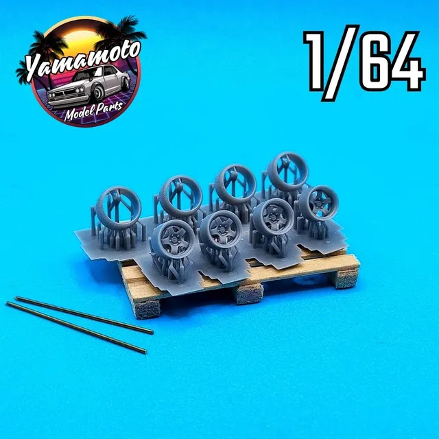 Yamamoto Wheels Work S1 2P 7,99-9,7 kola 1/64