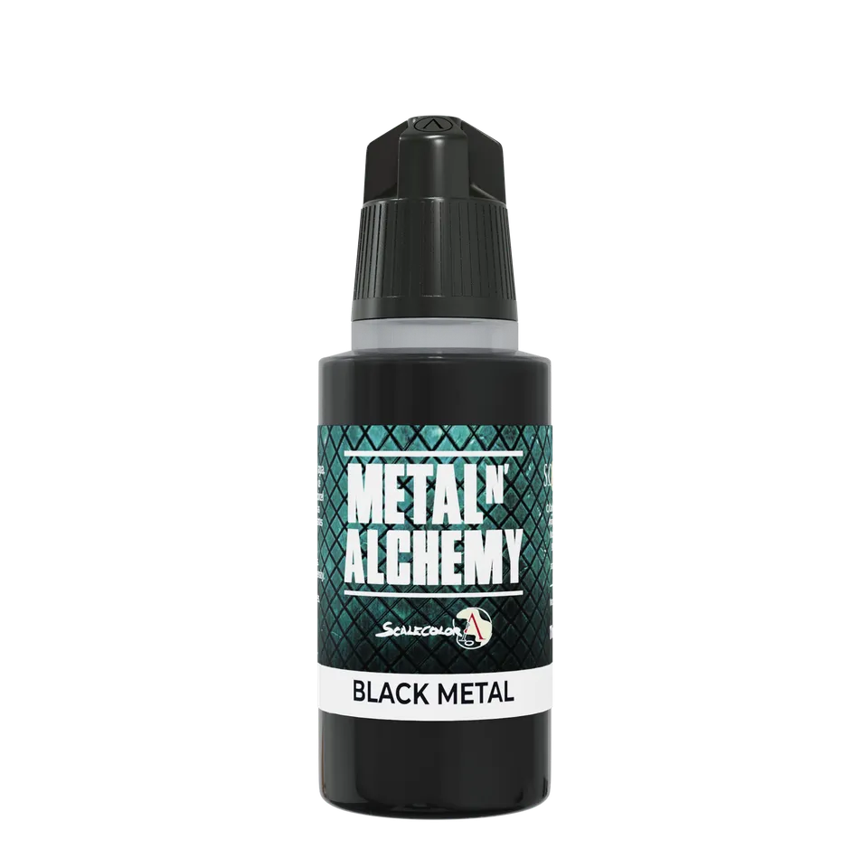 Scale75 Metal N Alchemy Black Metal barva 17 ml