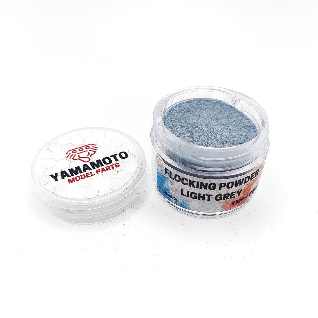Yamamoto Flock Light Grey flok světle šedý viskóza