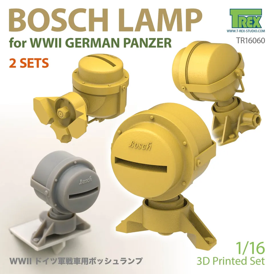 T-Rex Studio TR16060 světla Bosch 1/16 německý tank