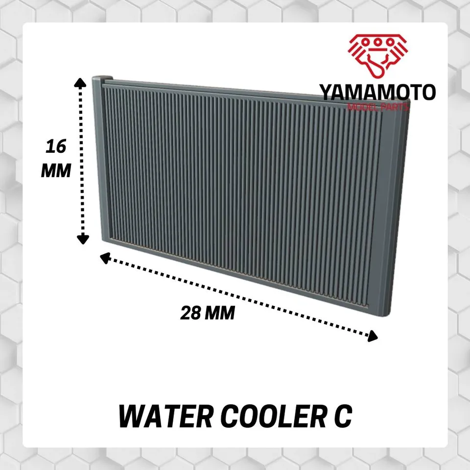 Yamamoto Model Parts Water Cooler Type C chladič 3D tisk