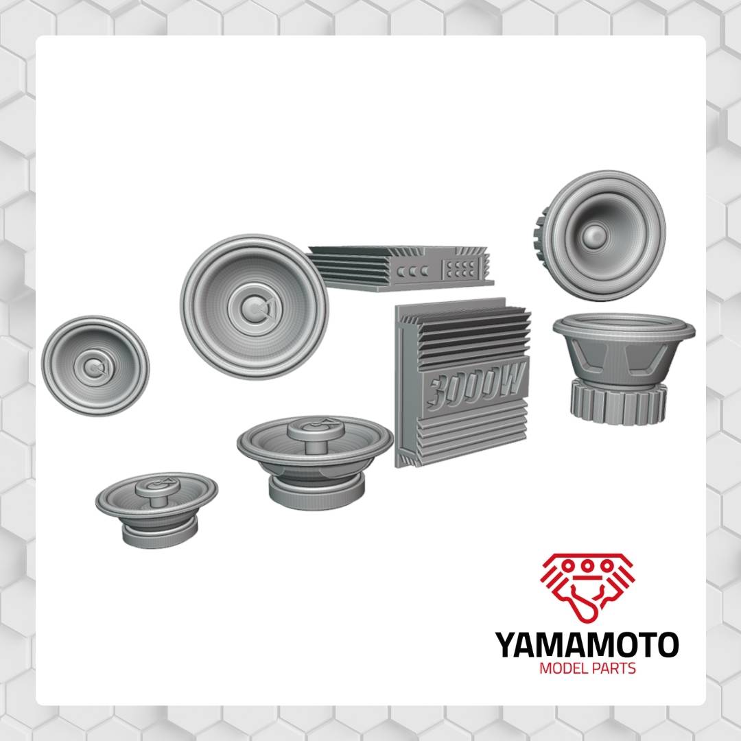 Yamamoto Model Parts Car Audio Set audio díl na model