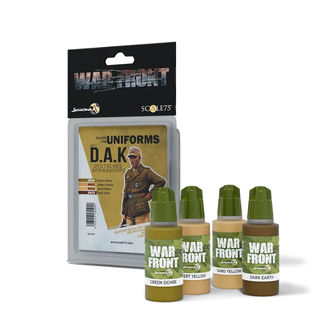 Scale75 Warfront DAK Set 1 sada 4 barev Afrika Korps