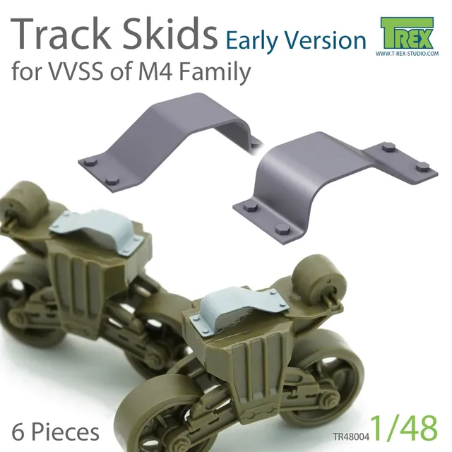 T-Rex Studio TR48004 vodítka pásů M4 1/48 early sada