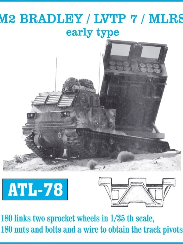 Friulmodel ATL-078 Bradley kovové pásy 1/35 180 článků