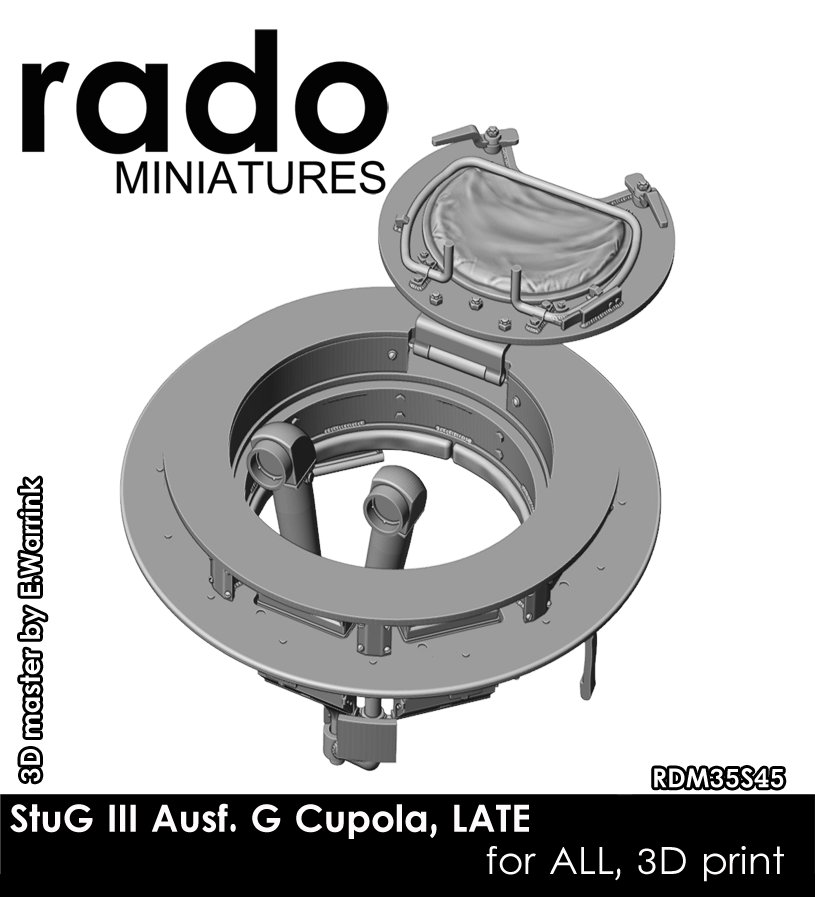 Rado Miniatures RDM35S45 kopule StuG III/IV doplněk 1/35