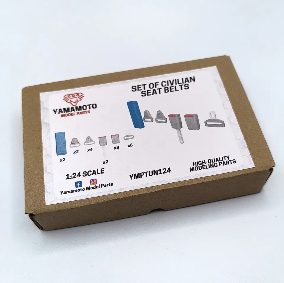Yamamoto Model Parts Set of Civilian Seat Belts pásy 3D tisk