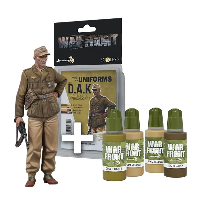 Scale75 Warfront Pack Gefreiter + DAK sada s figurkou
