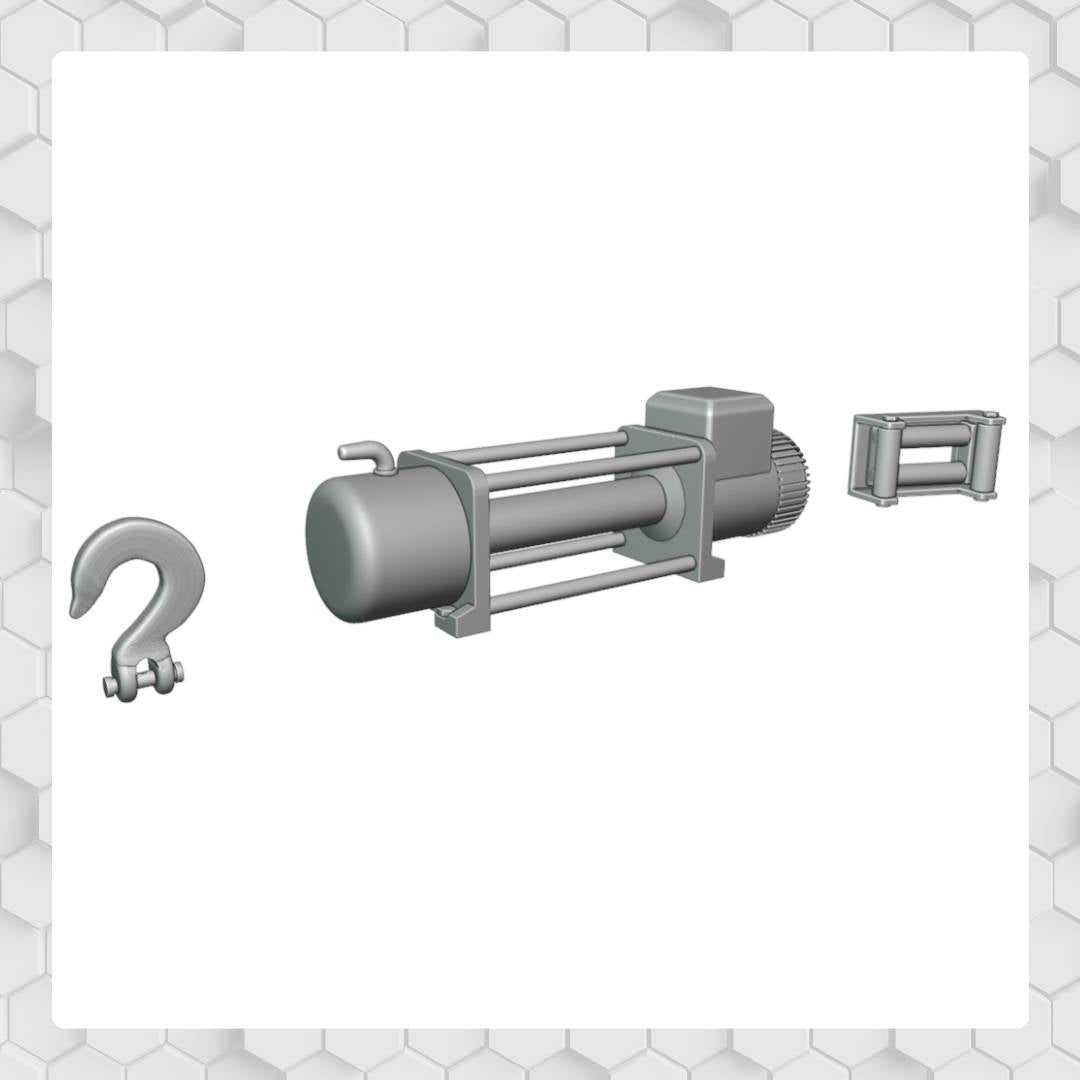 Yamamoto Model Parts Off-Road Kit 1 naviják doplněk 3D tisk
