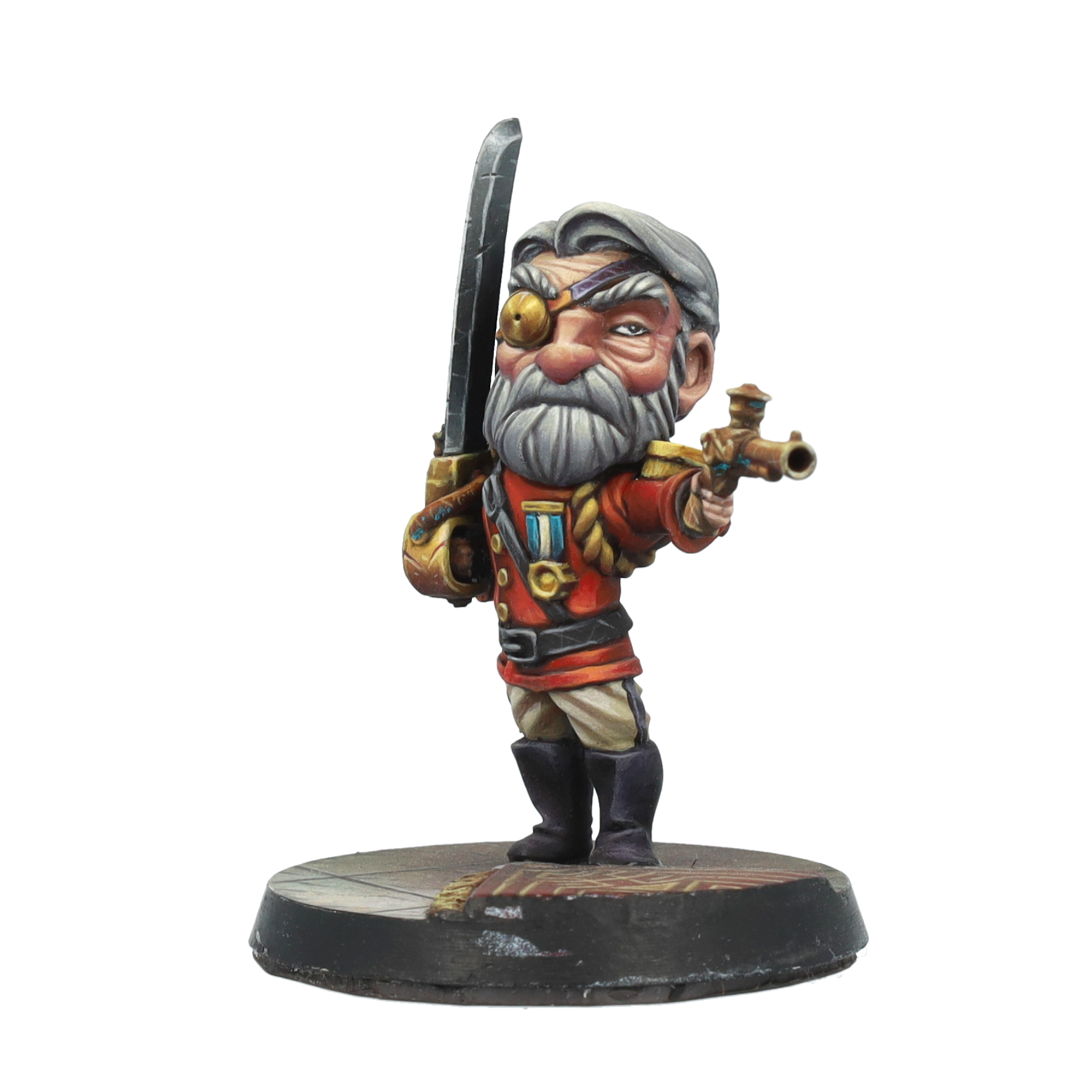 Scale75 Smog Riders Colonel Clayton figurka 35 mm chibi
