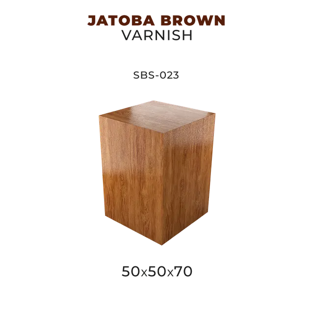 Scale75 Jatoba Brown Varnish podstavec 50 × 50 × 70 dřevěný