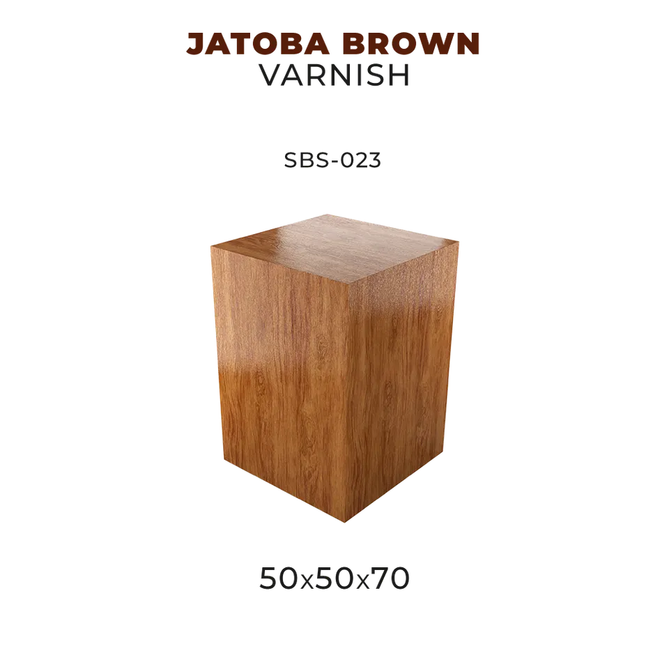 Scale75 Jatoba Brown Varnish podstavec 50 × 50 × 70 dřevěný