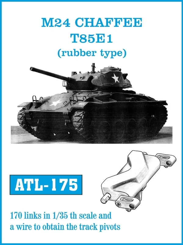Friulmodel ATL-175 M24 Chaffee kovové pásy 1/35 T85E1