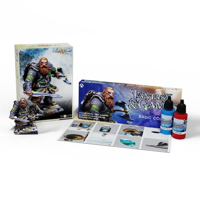 Scale75 Basic Colors + Broin Bearsonn pack s figurkou