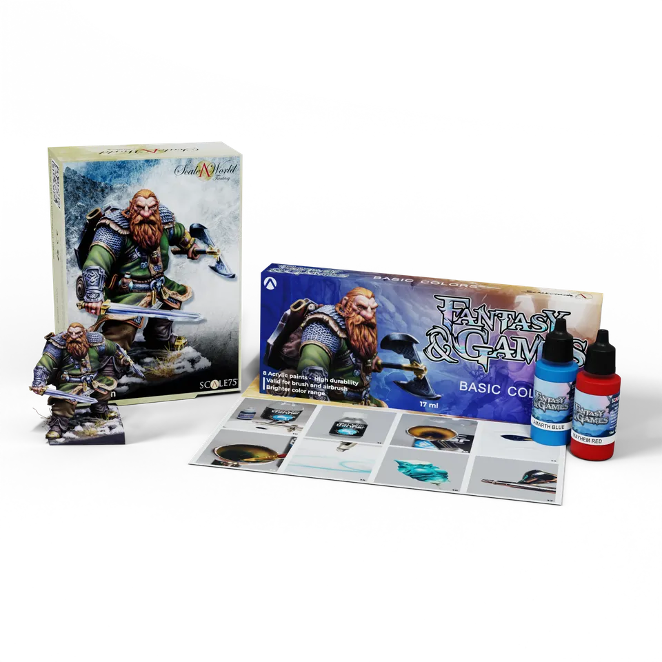 Scale75 Basic Colors + Broin Bearsonn pack s figurkou