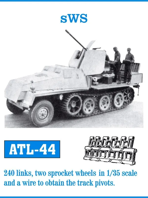 Friulmodel ATL-044 sWS kovové pásy 1/35