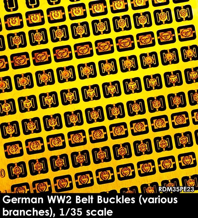 Rado Miniatures RDM35PE23 lepty přezky Wehrmacht 1/35