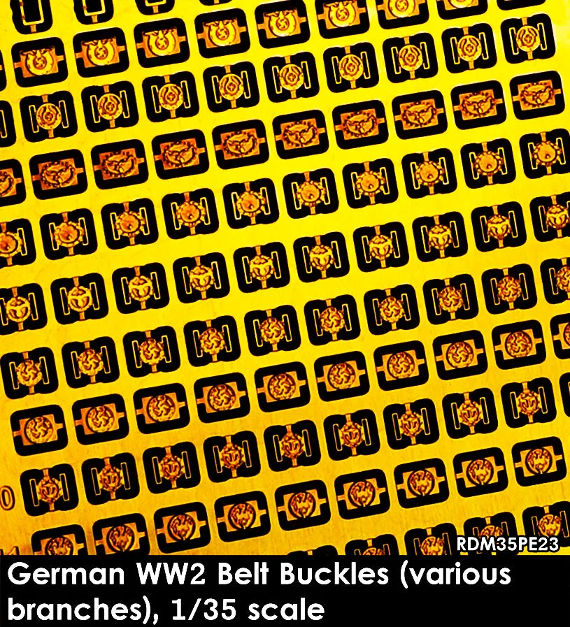 Rado Miniatures RDM35PE23 lepty přezky Wehrmacht 1/35