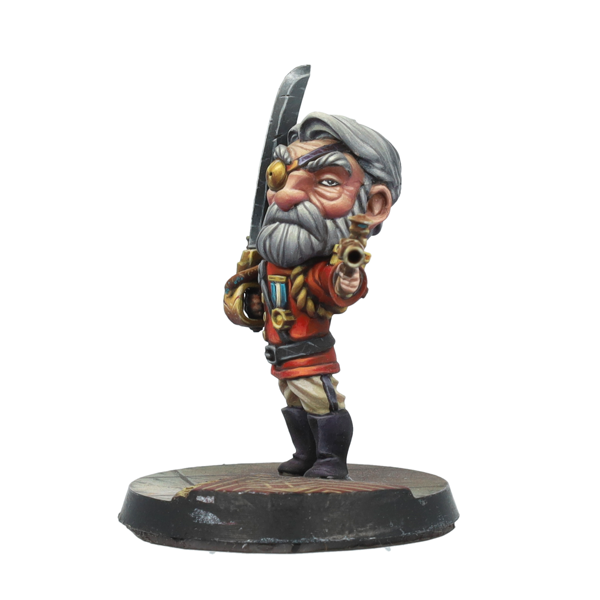 Scale75 Smog Riders Colonel Clayton figurka 35 mm chibi
