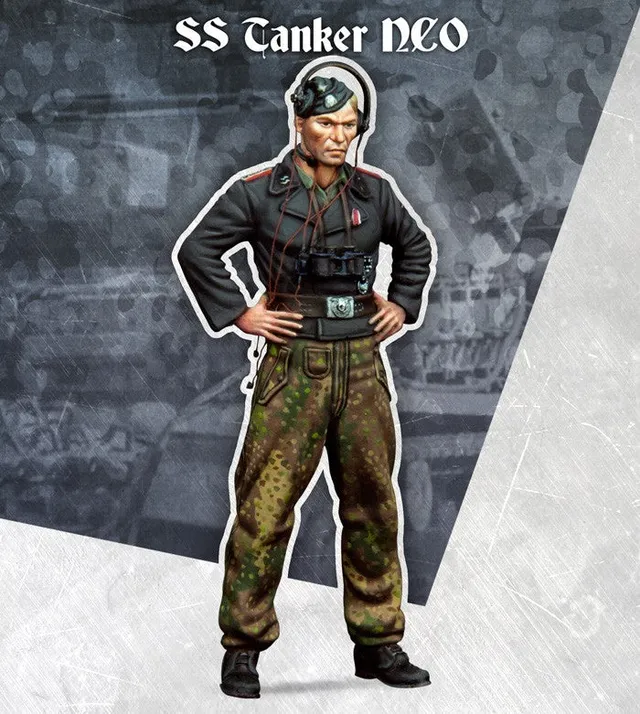 Scale75 Warfront SS Tanker NCO figurka 1/35 nenabarvená