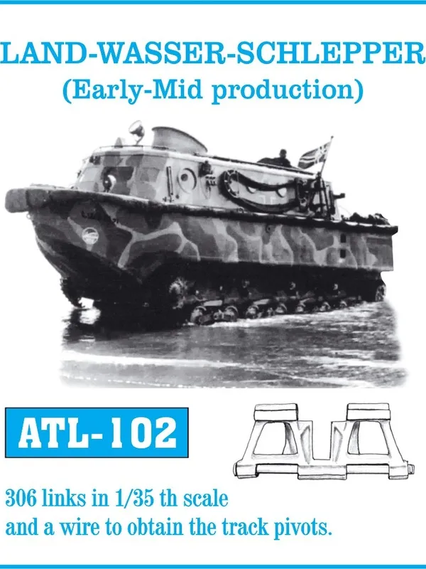 Friulmodel ATL-102 pásy Land-Wasser-Schlepper kovové