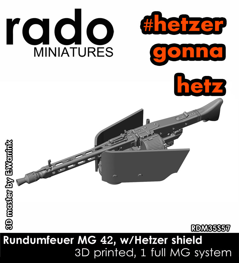 Rado Miniatures RDM35S57 Rundumfeuer MG 42 Hetzer 1/35