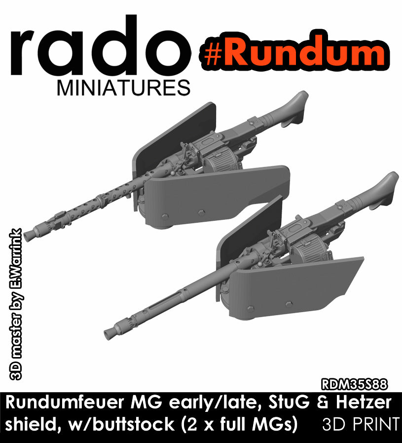 Rado Miniatures 35S88 kulomety MG34 1/35 2 ks
