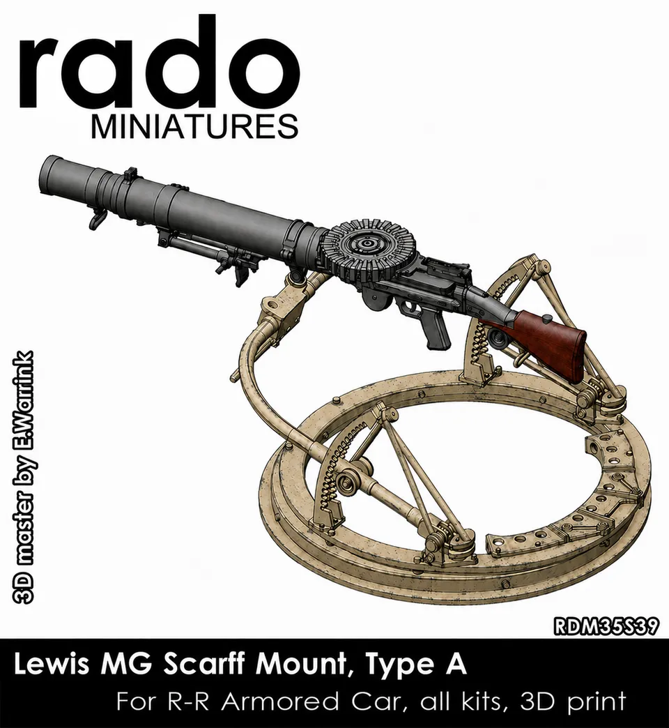 Rado Miniatures RDM35S39 kulomet Lewis 1/35 sada