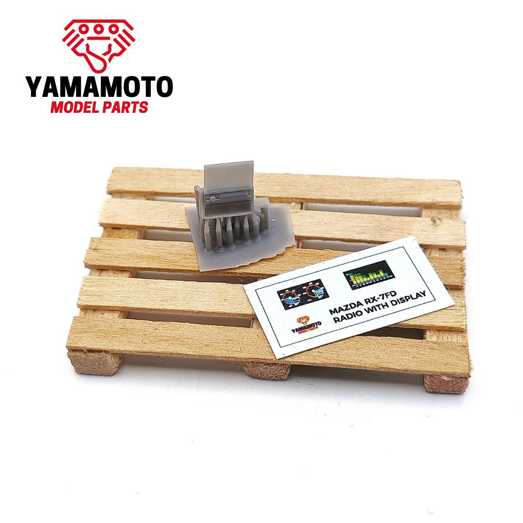 Yamamoto Model Parts Radio 1 DIN rádio pro Tamiya 24116