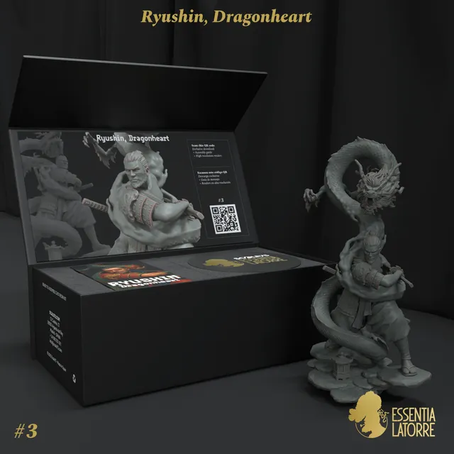 Scale75 Ryushin Dragonheart figurka 80 mm resinová