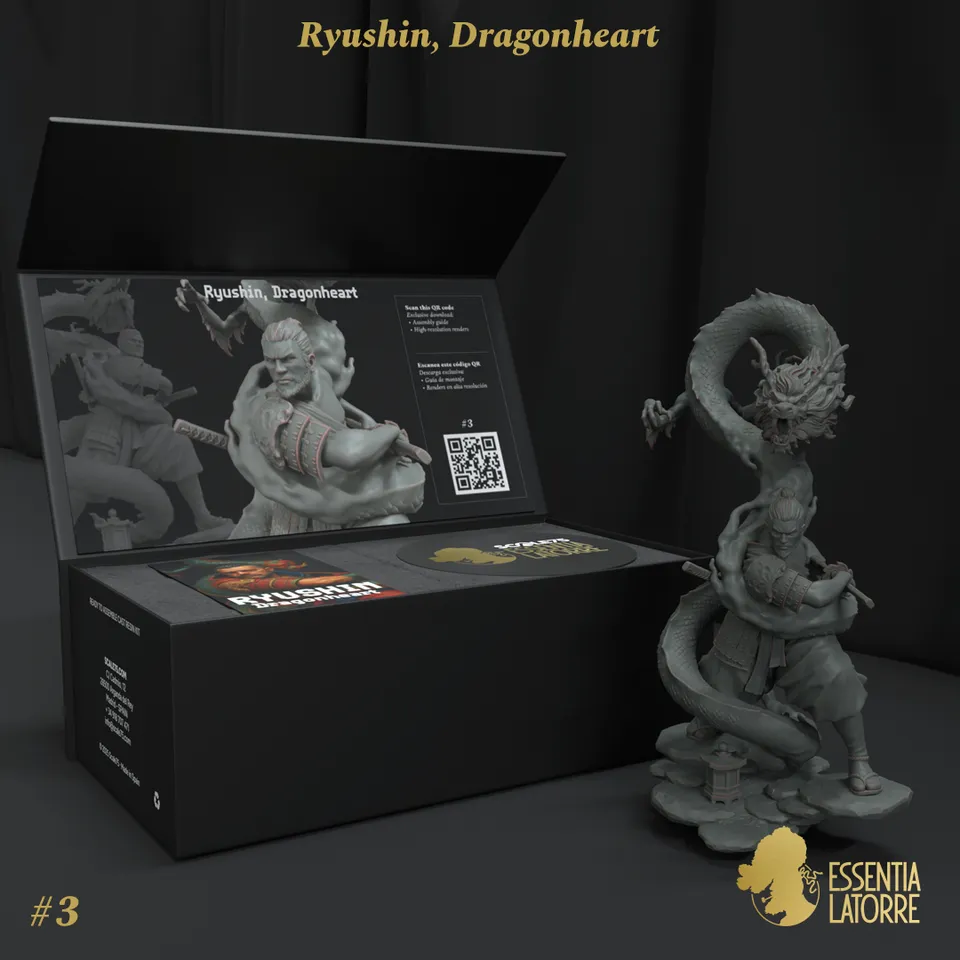Scale75 Ryushin Dragonheart figurka 80 mm resinová