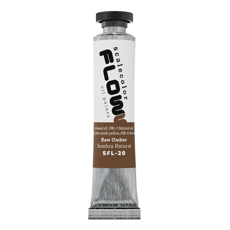 Scale75 Raw Umber olejová barva 20 ml hnědá matná