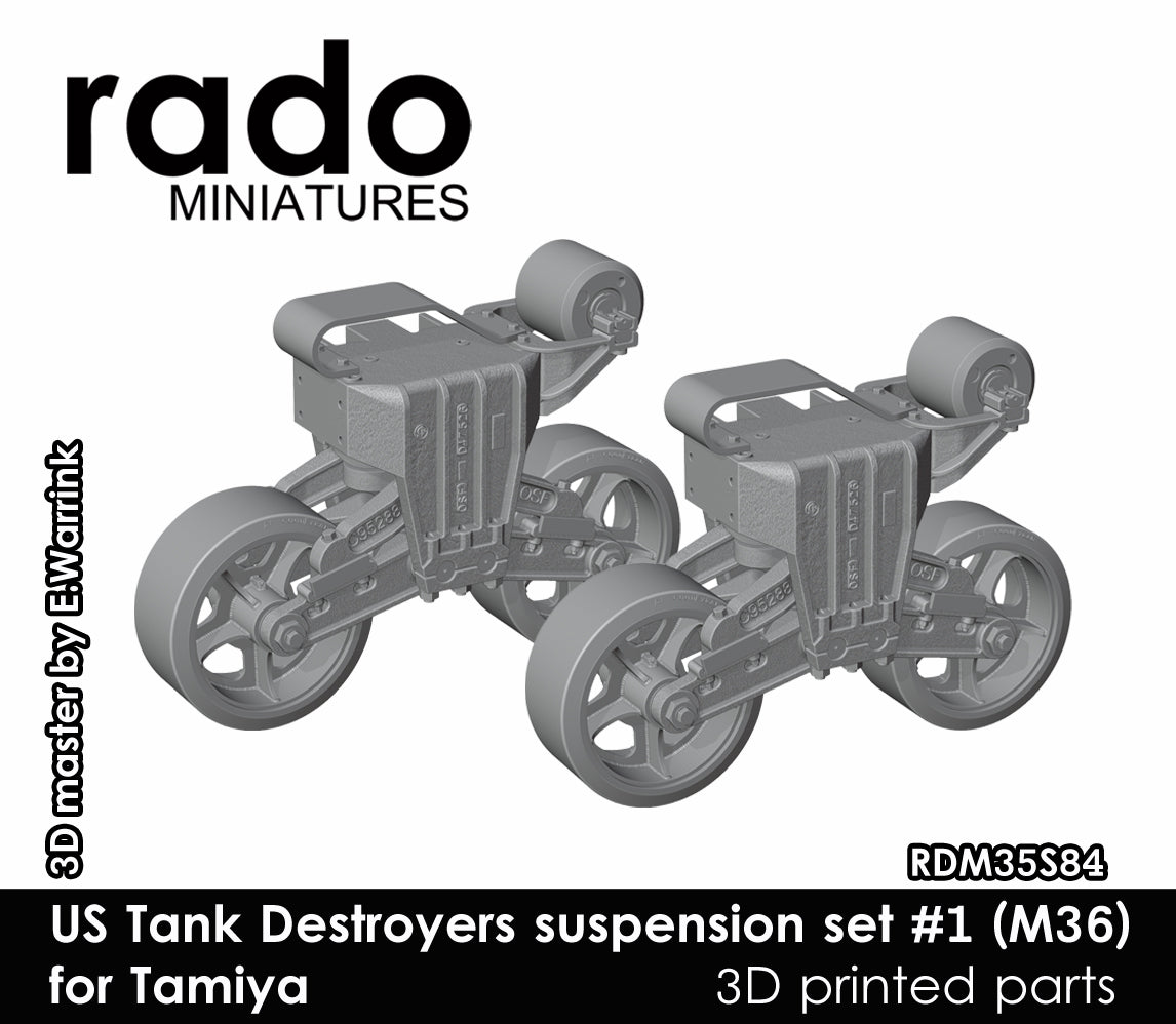 Rado Miniatures RDM35S84 M36/M10 podvozek 1/35 Tamiya