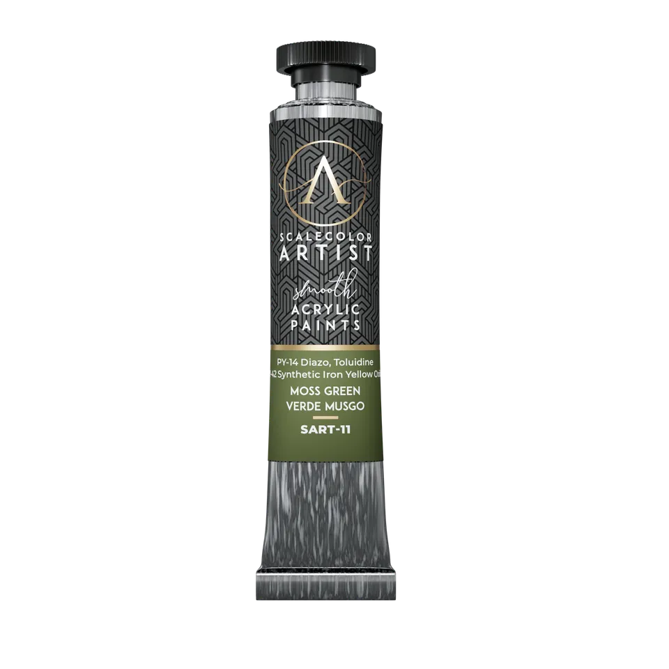 Scale75 Moss Green akrylová barva 20 ml mechově zelená