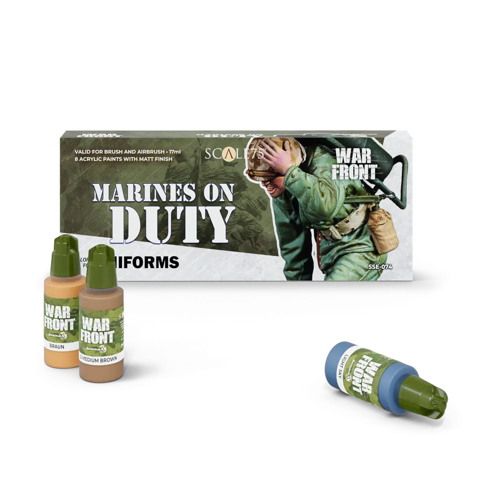 Scale75 Marines on Duty sada barev 8 odstínů na uniformy