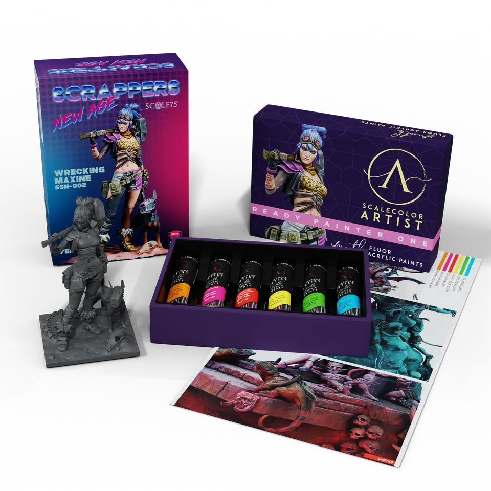 Scale75 Ready Painter One + Wrecking Maxine sada