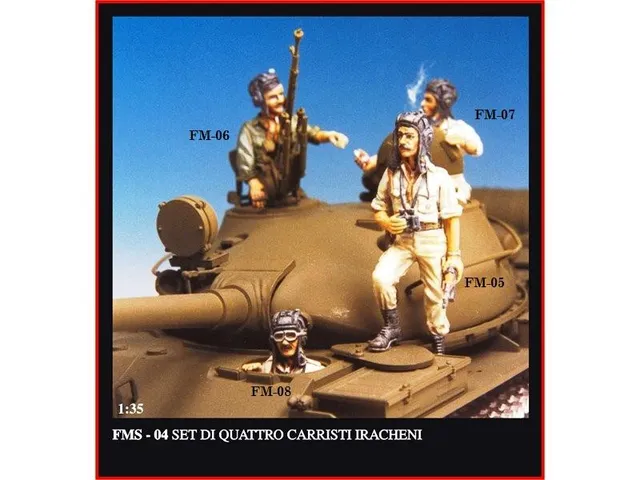 Friulmodel FMS-04 Iráčtí tankisté figurky 1/35 4 kusy